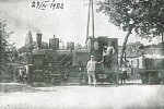 Lokomotive der Geyseritbahn 1922